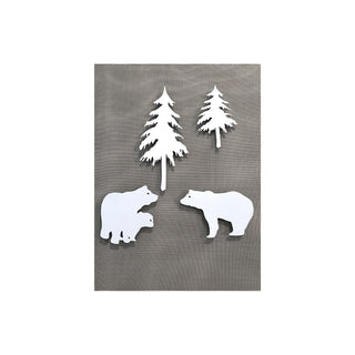 DCentral Decorative Magnet, 10" x 10", White
