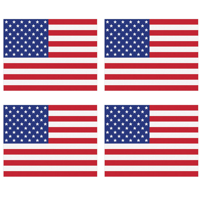 Beistle Placemat, 10" x 13", Red/White/Blue