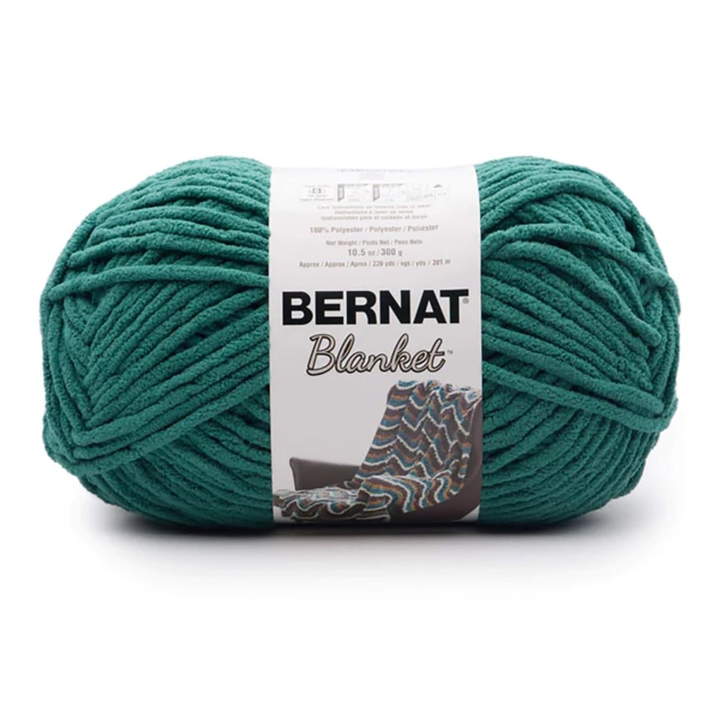 Spinrite Yarns (CA) Bernat Blanket Yarn, Malachite