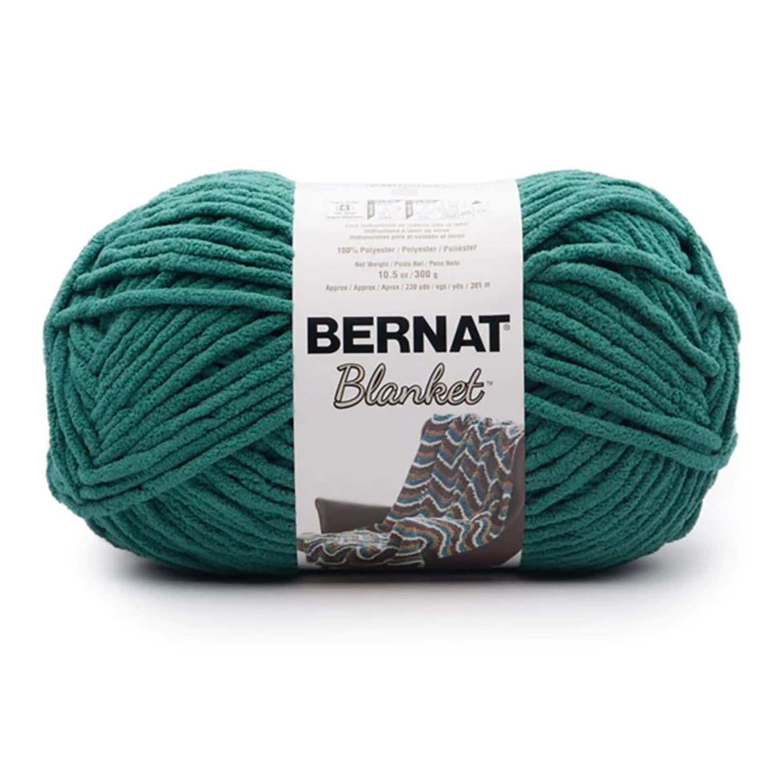 Spinrite Yarns (CA) Bernat Blanket Yarn, Malachite