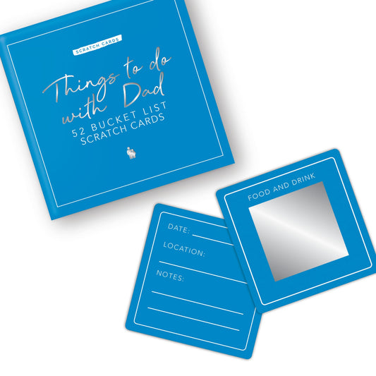 Gift Republic Scratch Cards Bucket List Edition. 52 Things to do with Dad. Scratch Off to Reveal Exciting Activities