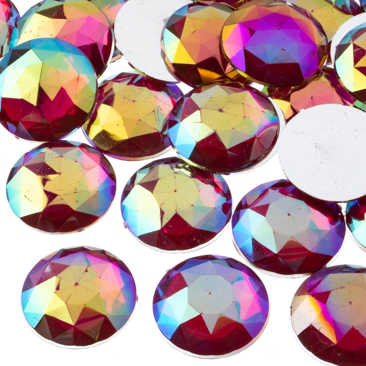 John Bead Craft Bead, 25mm, Purple AB