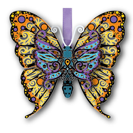 Beacon Design ChemArt Vibrant Butterfly Ornaments