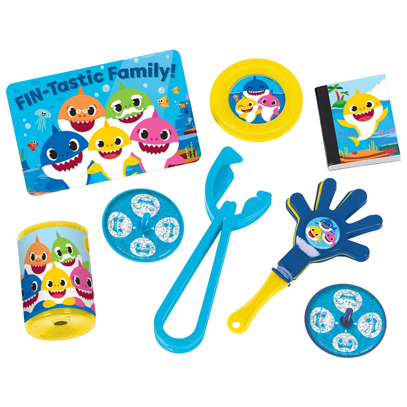 amscan Baby Shark Mega Mix Value Pack - 11.5&quot; x 9&quot; | Assorted Design | 6 Sets of 8 Pcs.