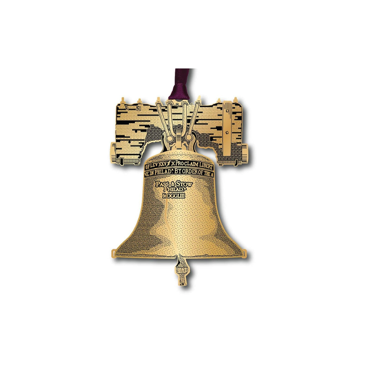 Beacon Design Hanging Ornament, 3 Oz., Liberty Bell