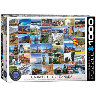 EuroGraphics Canada Globetrotter Puzzle (1000 Piece) (6000-0780)