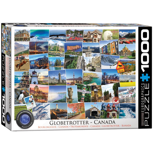 EuroGraphics Canada Globetrotter Puzzle (1000 Piece) (6000-0780)