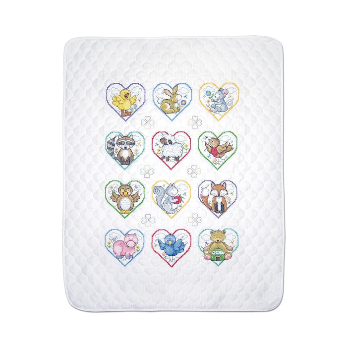 Design Works Crafts Art Craft Kit, By the yard, Animal Hearts