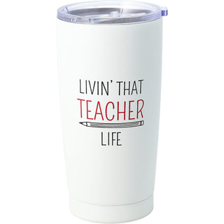 Pavilion Gift Company Drinking Cup, 20 Ounces, Red, White, Gray