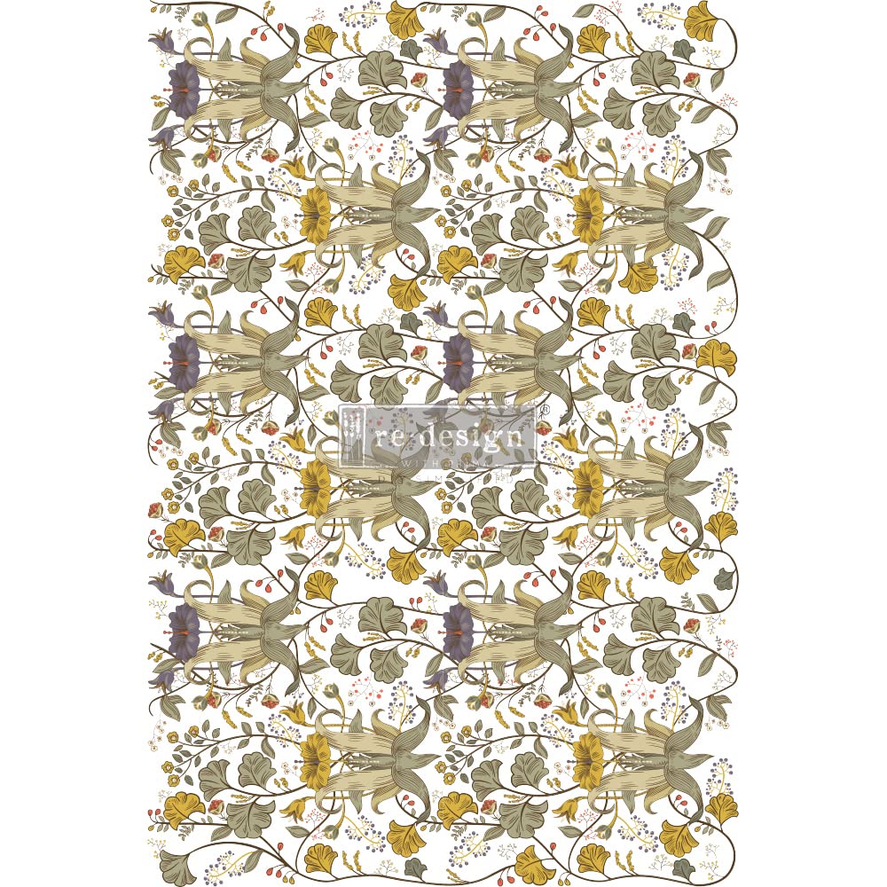 Redesign with Prima Antonia-Total Sheet Size 24Inx35In Wall Decals DIY Wallpaper Wall Stickers Murals Decor for Kitchen Living Room Bedroom Bathroom Nightstands Table Decor