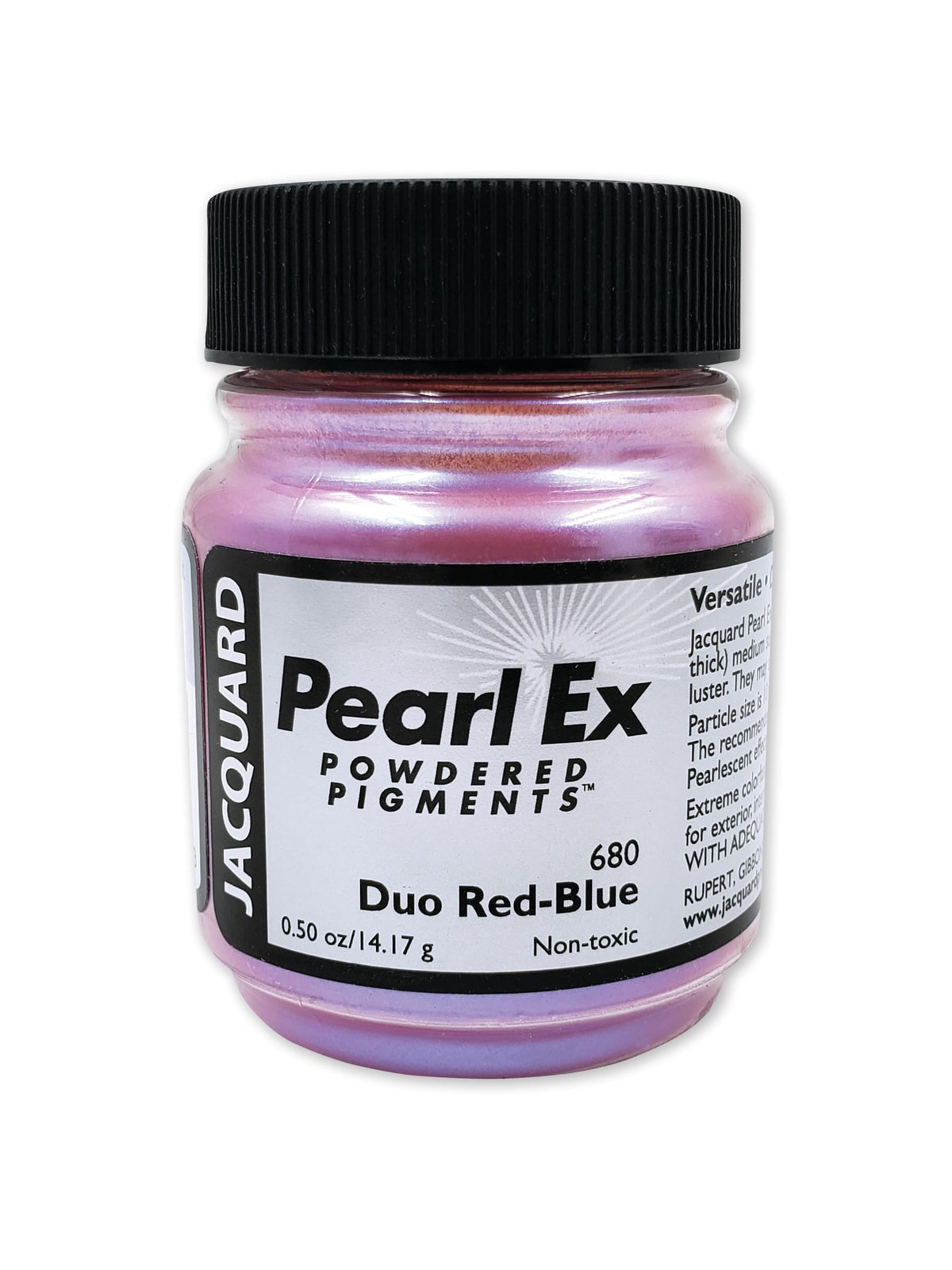 Jacquard Glitter, 0.5 Ounce (Pack of 1), Duo Red-Blue