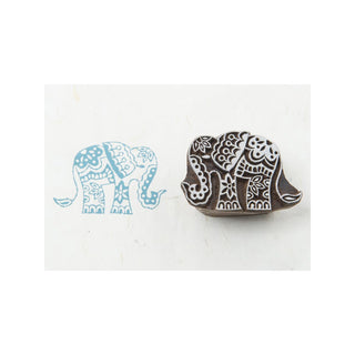 Blockwallah Rubber Stamp, Multicolored