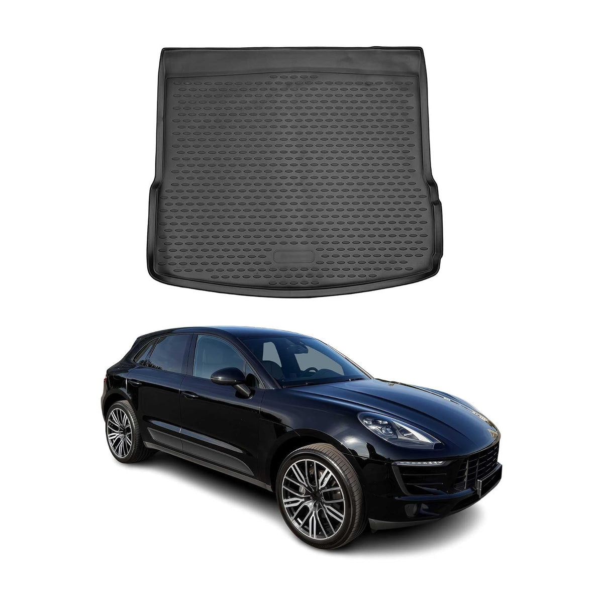 OMAC Vehicle Mat, Macan 2015-2024 / Black, Black