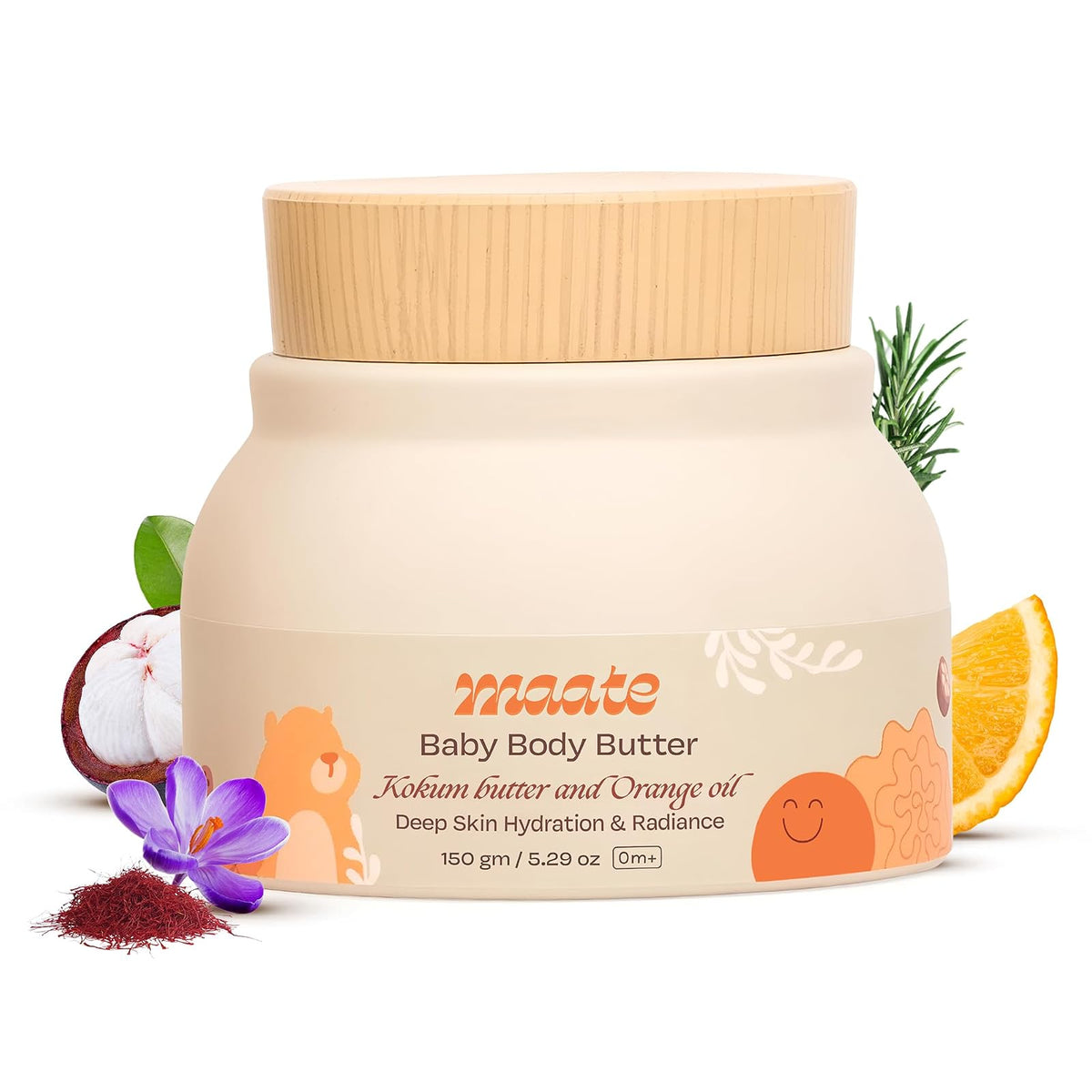 MAATE Skin Moisturizer, 5.29 Ounce (Pack of 1), Off White