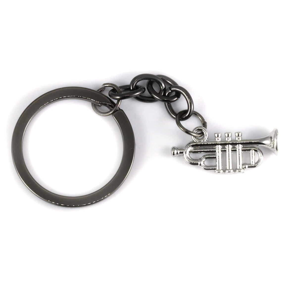 Dave The Bunny Keychain, Medium, Silver