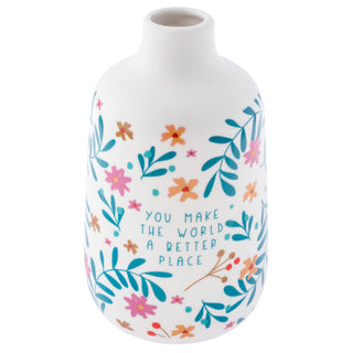 Karma Vase, Medium, White,better Place