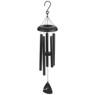 Carson Wind Chime, 30-Inch, Forest Green Fleck