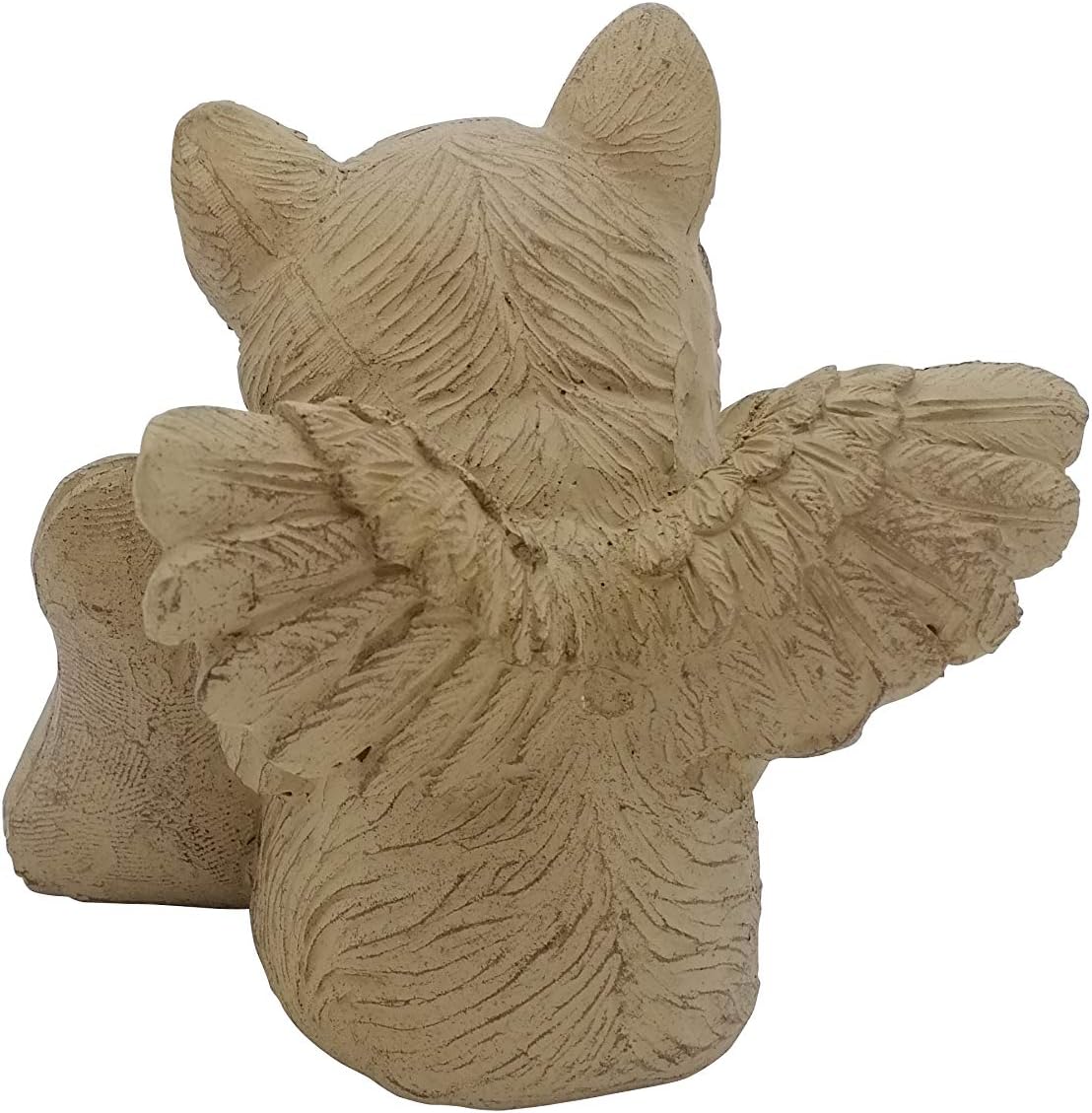 Comfy Hour Pet In Loving Memory Collection 5" Sleeping Cat Angel On Bone Figurine - in Memory of My Best Friend Bereavement, Brown, Polyresin