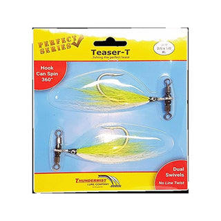 Thundermist Lure Company Fishing Hook, (2 Count), Green,Chartreuse