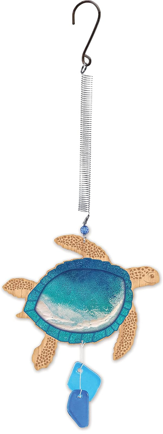 Sunset Vista Designs Turtle Bouncy, 9-inch Height, Home Decor, Ocean, Christmas, Holiday Season