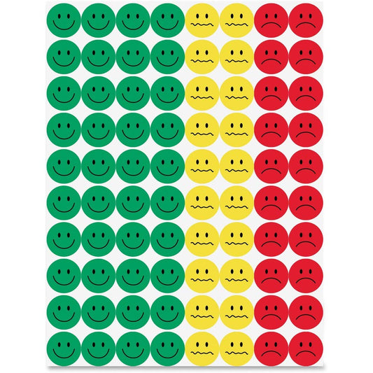 Hygloss Products Visual Behavior Stickers - Incentive Stickers for Students & Kids - Fun Traffic Light Colors - Red, Yellow & Green - ¬Ω" Stickers - 15 Sheets - 1200 Stickers Per Pack