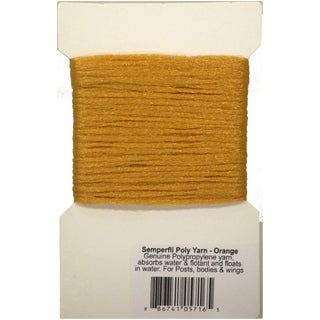 Semperfli Yarn, Orange, Floating