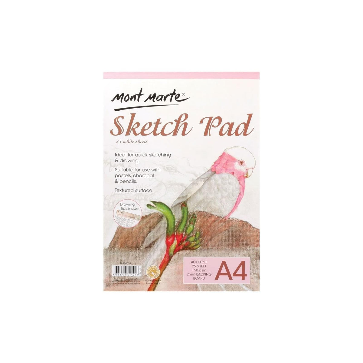 Mont Marte Art Media Paper, A4, white