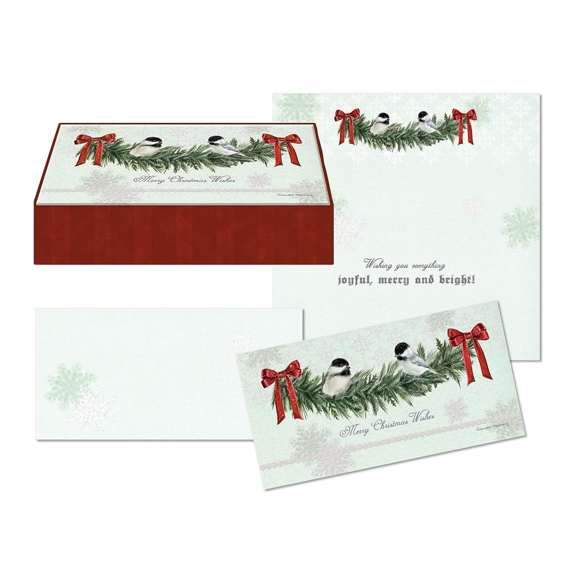 Lux Press Group Greeting Card, 7 x 3.5 inches, Glitter