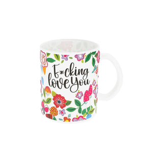 Pavilion Gift Company Drinking Cup, 18 Ounces, White, Black, Pink, Purple, Orang