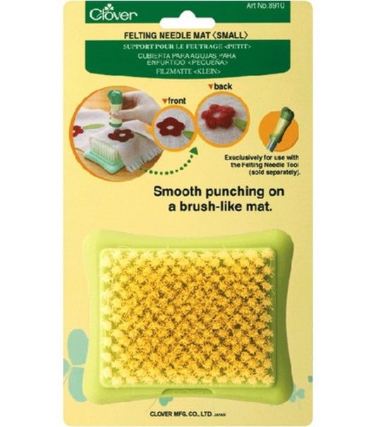Clover 85397 Felting Needle Mat -Small-4-1/2 X3-3/4 X1-3/4