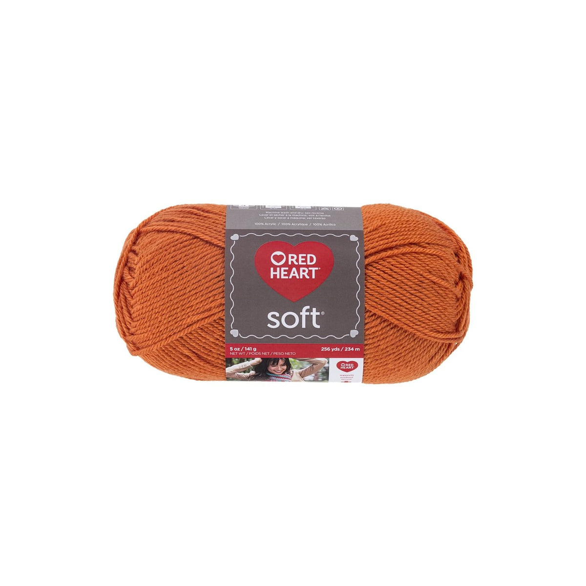 Red Heart Yarn, 1 Pack, Tangerine