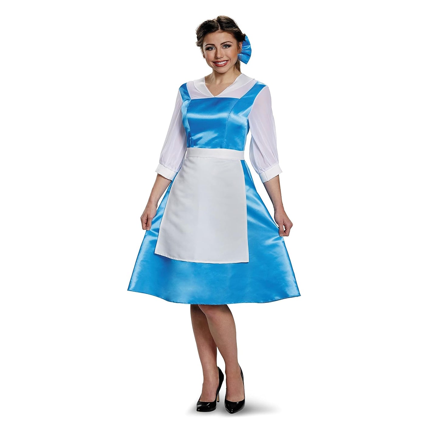 Disguise Belle Blue Dress Adult Costume, Womens, Small 4-6