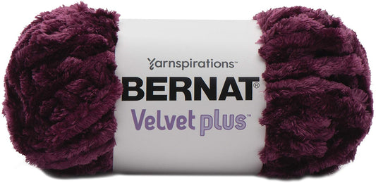 Spinrite Yarns (CA) Bernat Yarn Velvet Plus P, Burgundy Plum