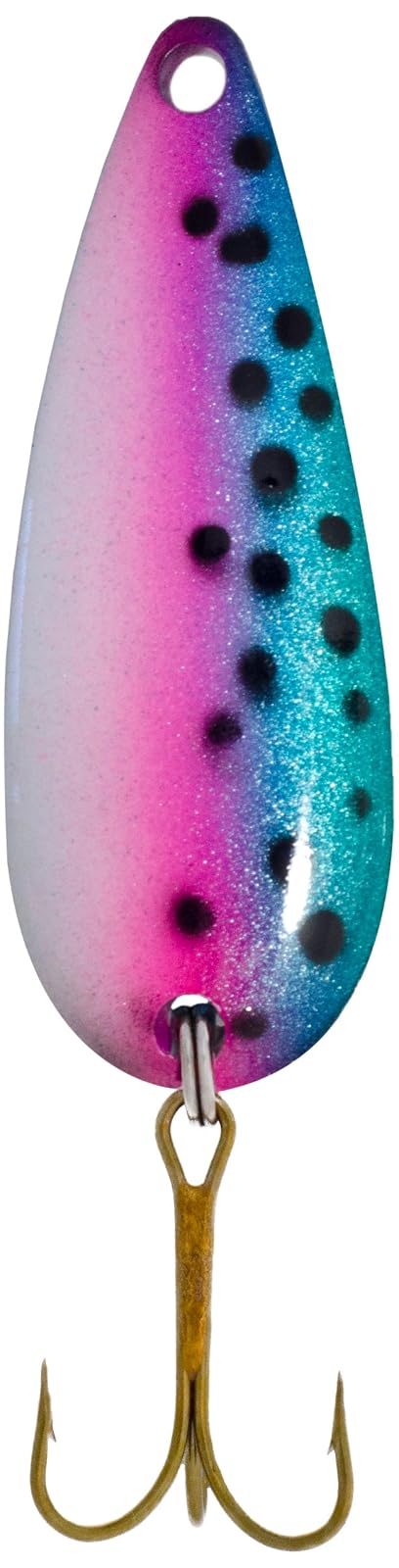 Adamsbuilt Sierra Spoon Hologram Lure, Rainbow Trout, 1/2-Ounce