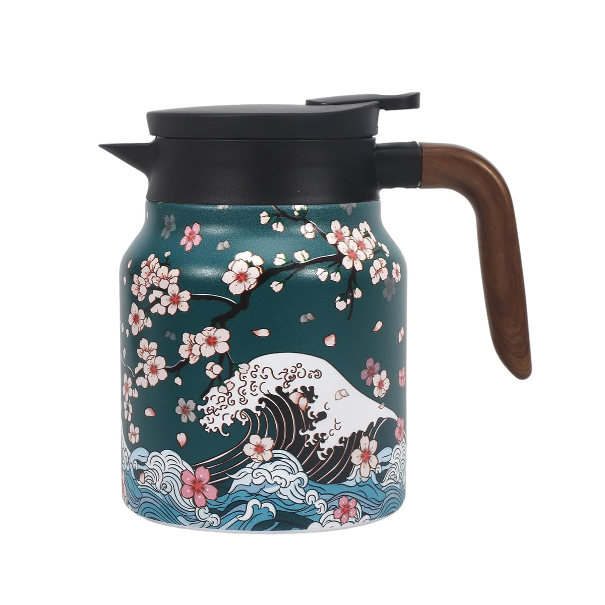 Urban Tokyo Pitcher, 35 Ounces, Cherry Blossom Wave