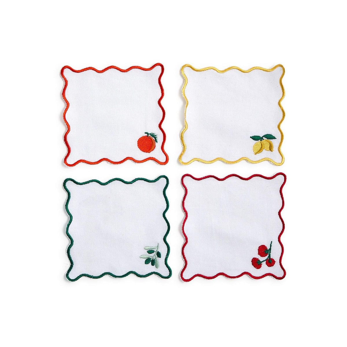 Two's Company Disposable Napkin, 5" x 5", Multicolor