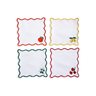 Two's Company Disposable Napkin, 5" x 5", Multicolor