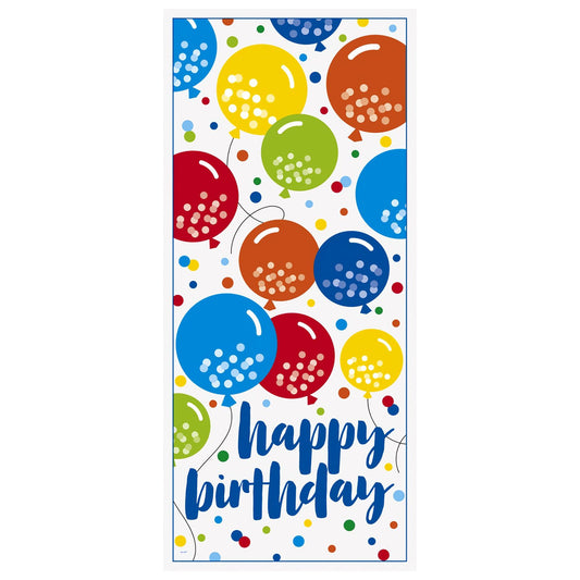 Unique Industries "Happy Birthday" Balloons Door Poster - 1 Pc