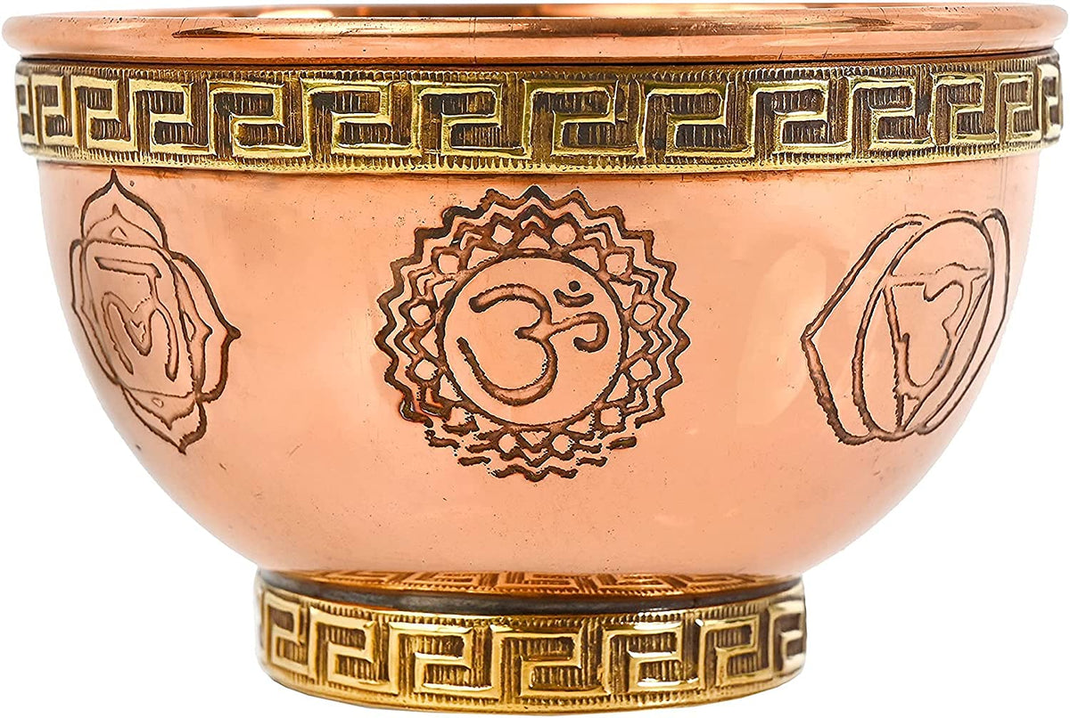 New Age Imports, Inc. Dishware Bowl, 3" Diameter by 2" High, Copper