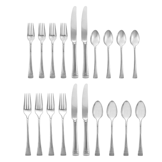 Lenox Federal Platinum 20 Piece Flatware Set in Silver