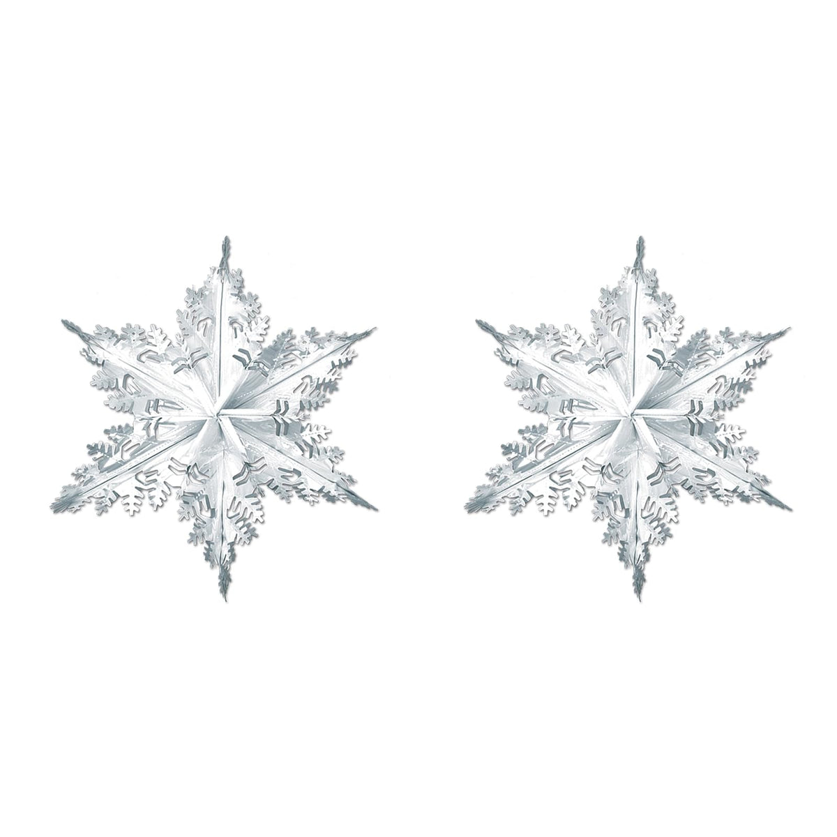 Beistle Hanging Ornament, 24", Silver