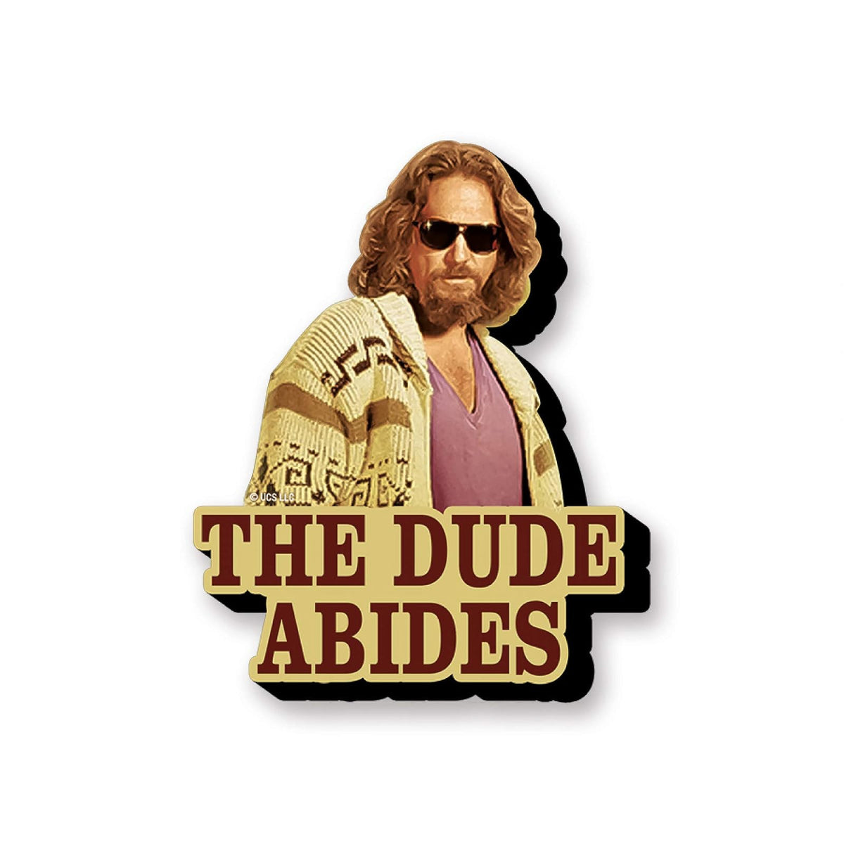AQUARIUS Decorative Magnet, The Dude Abides, Fridge Magnet