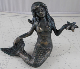 GSM Iron Mermaid Holding Starfish