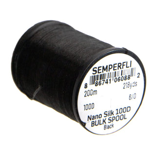 Semperfli Fishing Line, #10 to #2/0, Black