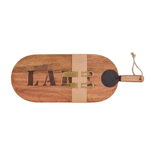 Mud Pie Tray, 23" x 8", Brown