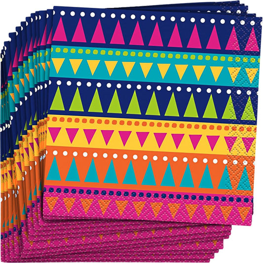 Unique Disposable Napkin, 5 inches x 5 inches, Multicolor