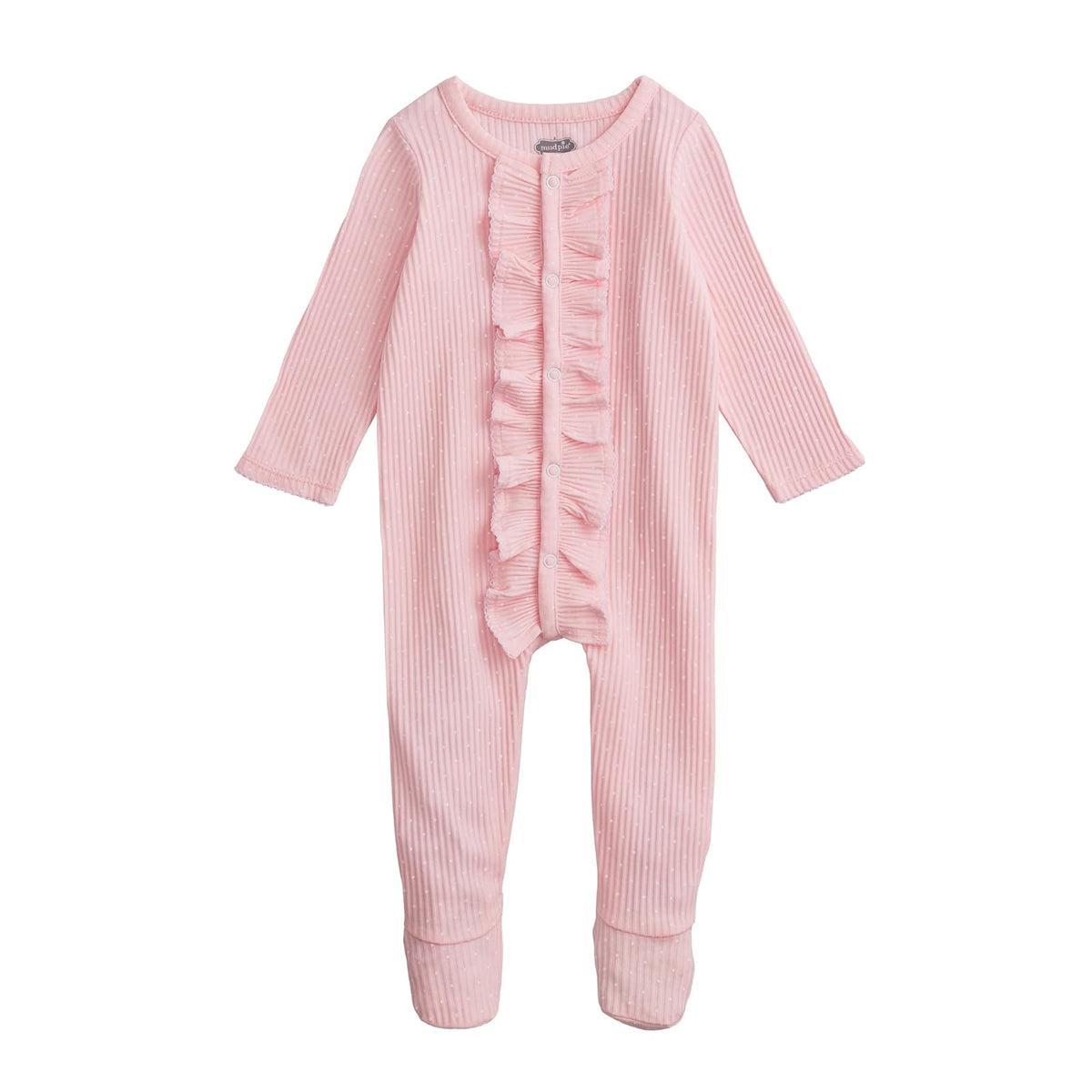 Mud Pie Pajamas, 6-9 Months, Pink