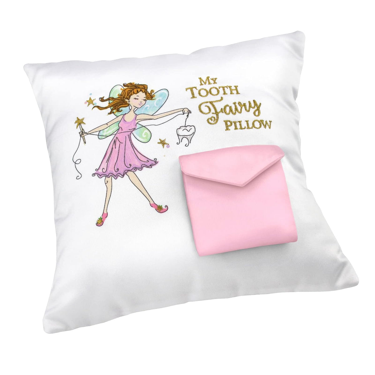 Lillian Rose Pillow, 1 Count (Pack of 1), White