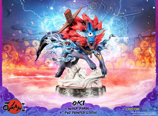 Dark Horse Comics Okami Oki (Wolf Form) 9 Inch PVC Statue | Standard Edition