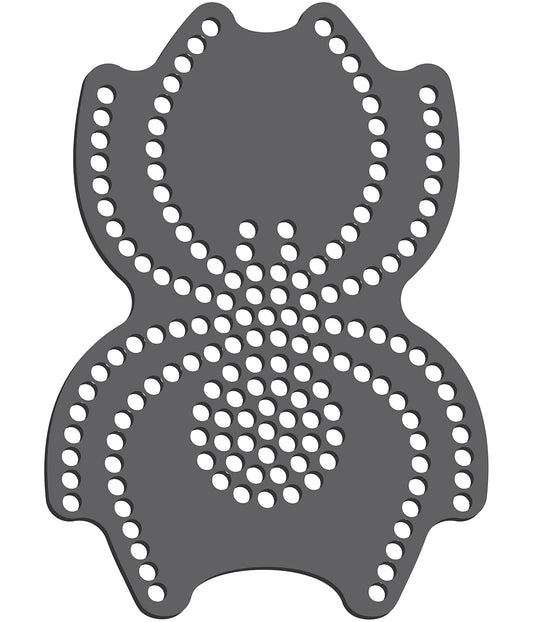 Rhinestone Genie Spider 5" Magnetic Rhinestone Template, Black